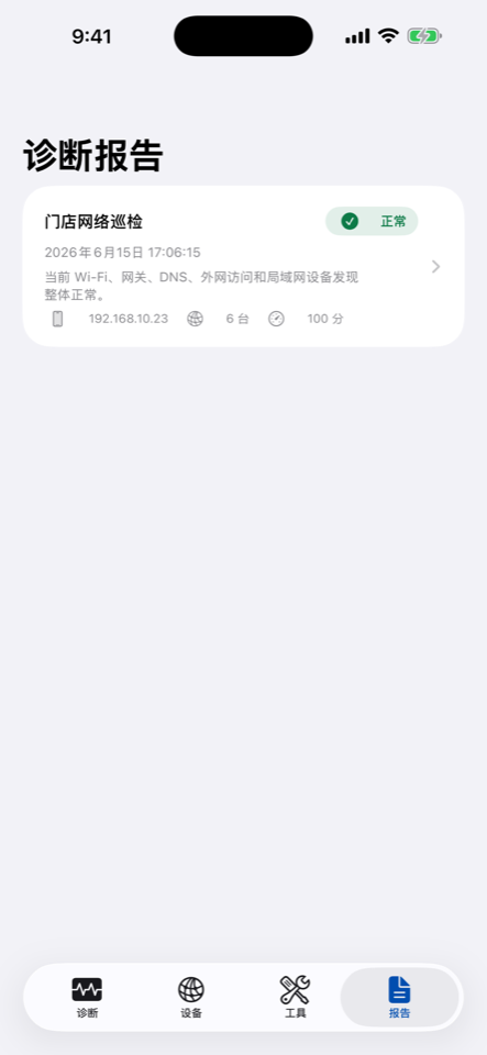 网工快查维护报告预览